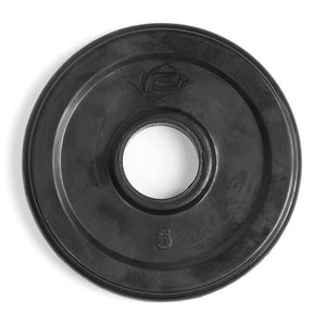 Element Fitness 5lb Virgin Rubber Grip Olympic Plate