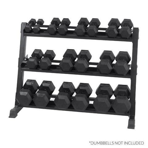 Image of XTREME MONKEY COMMERCIAL 3-TIER HEX DUMBBELL RACK