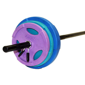 Troy Barbell 40 lb Color Lightweight Set