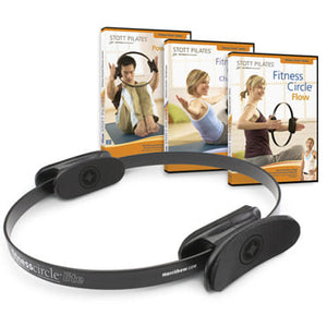 Merrithew Fitness Circle® Lite &amp; 3-DVD Set - 14 inch (Black)