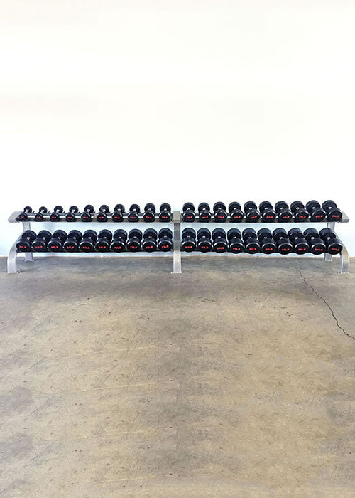 Muscle D Fitness Modular Two Tier 6 Pairs Dumbbell Rack