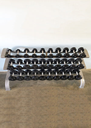 Muscle D Fitness Modular Three Tier 15 Pairs Dumbbell Rack