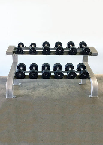 Image of Muscle D Fitness Modular Two Tier 6 Pairs Dumbbell Rack