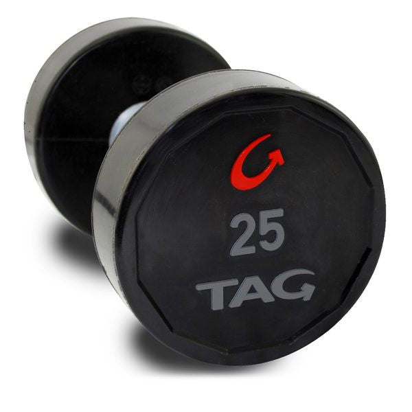 TAG Fitness TAG 105 to 125lb Premium Ultrathane Dumbbell (5 pairs)