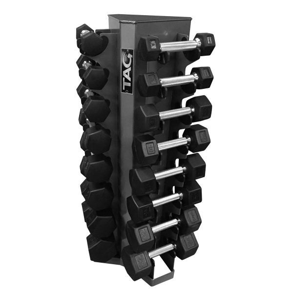 TAG Fitness 8 pair Vertical Dumbbell Rack