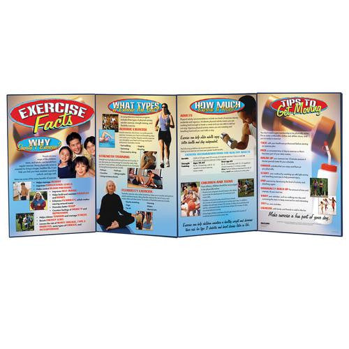 3B Scientific Exercise Facts Folding Display