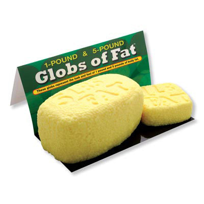3B Scientific Globs of Fat Model Set (1 lb and 5 lb)