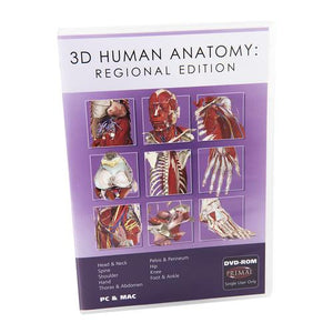 3B Scientific Primal Pictures 3D Human Anatomy Reg Edition, 2011 Release DVD-ROM