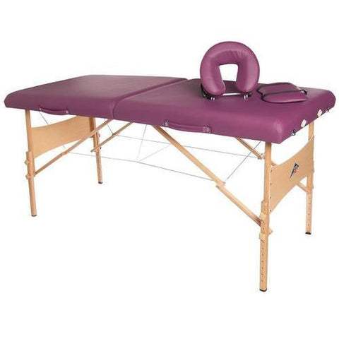 Image of 3B Scientific 3B Deluxe Portable Massage Table - Burgundy