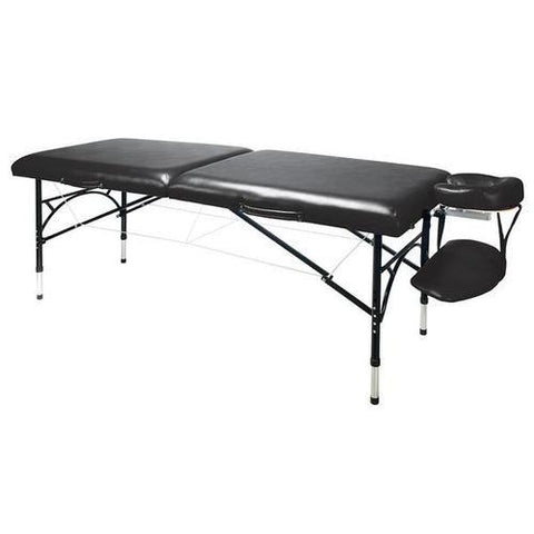 Image of 3B Scientific 3B Aluminum Portable Massage Table, Black