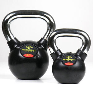 Element Fitness Commercial Chrome Handle Kettle Bells - 50 lbs