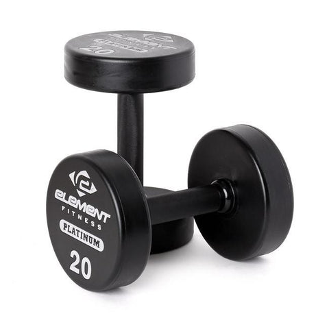 Image of Element Fitness Commercial Polyurethane Dumbbells Set - 5-50 lbs