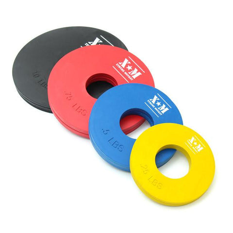 Image of XM Competition Rubber Fractional Weight Plates - Full Set