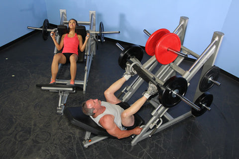 Image of Muscle D Fitness 45 Degree Linear Leg Press Machine