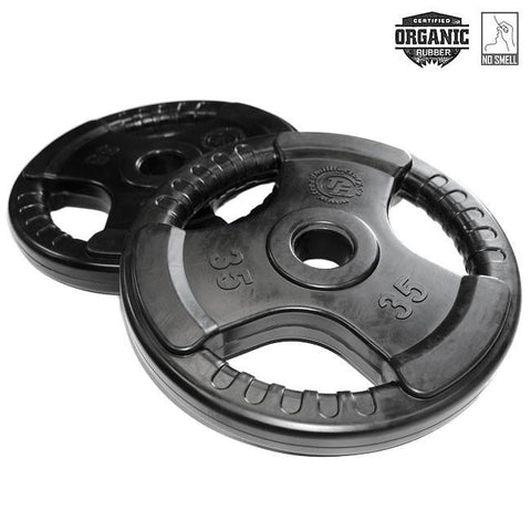 Image of Element Fitness 35lb Virgin Rubber Grip Olympic Plate