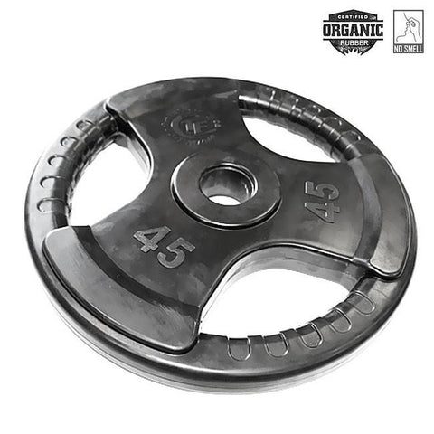 Image of Element Fitness 45lb Virgin Rubber Grip Olympic Plate