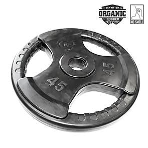 Image of Element Fitness 45lb Virgin Rubber Grip Olympic Plate