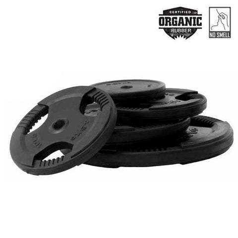 Image of Element Fitness 5lb Virgin Rubber Grip Olympic Plate