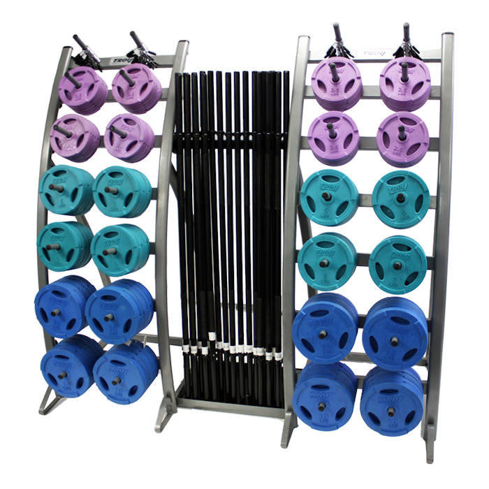 Troy Barbell Color Group Barbell Set