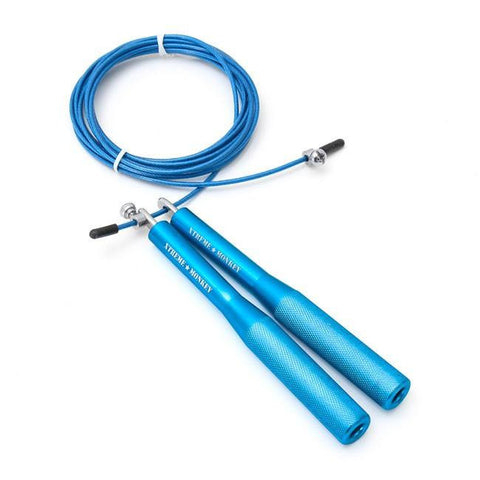 Image of Xtreme Monkey Aluminum Cable Speed Rope -Blue