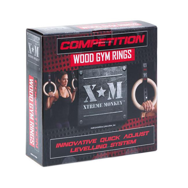 Xtreme Monkey COMPETITION Wood Gym Rings