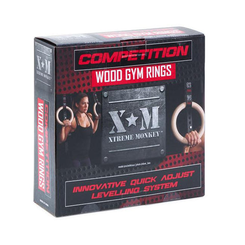 Image of Xtreme Monkey COMPETITION Wood Gym Rings