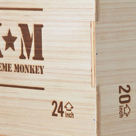 Image of Xtreme Monkey flat pack wood plyo box